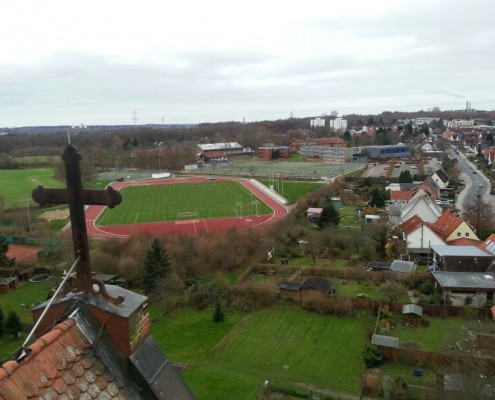 Ausblick des Dachdedckers