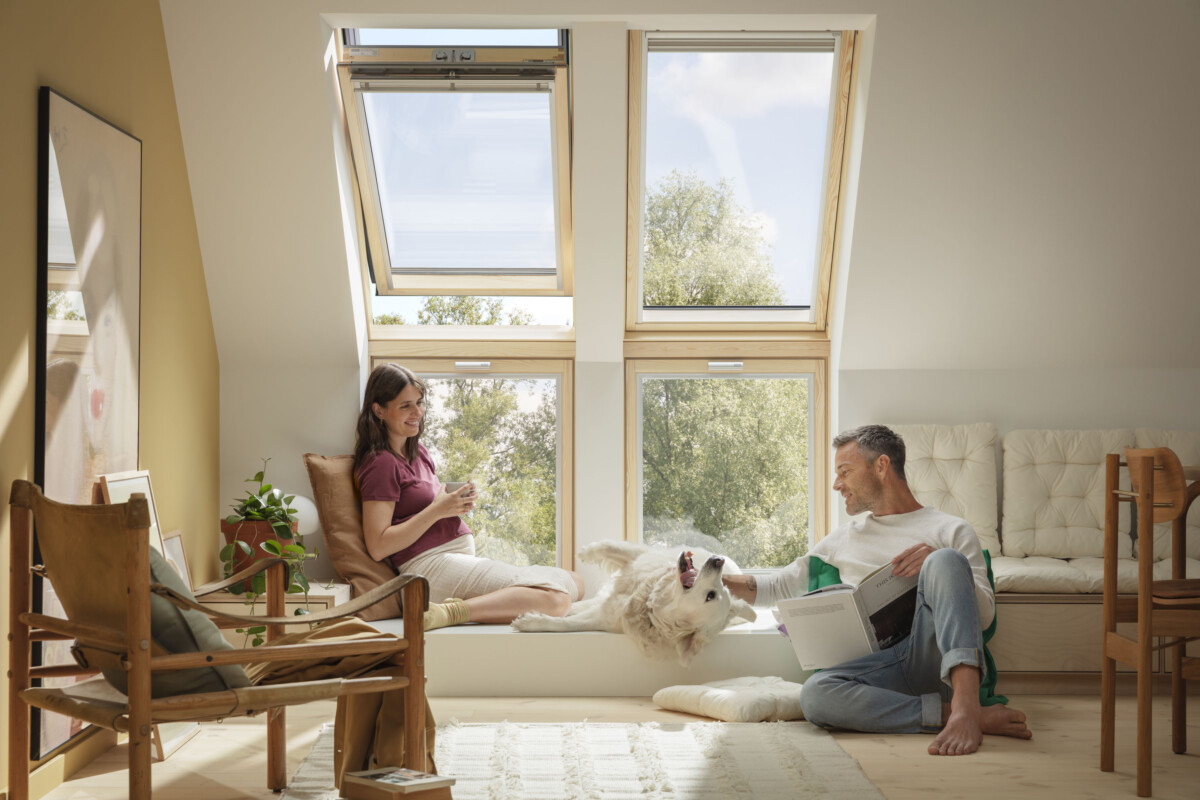 Velux Bodentiefe Dachfenster