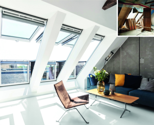 Ein Dachgeschossausbau bietet eine relativ einfache Möglichkeit, zusätzliche attraktive Wohnfläche zu erschließen. Foto: Velux/akz-o