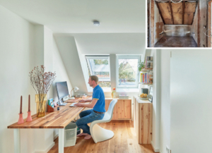 Wo vorher nur Abstellfläche für Ausrangiertes war, ist ein lichtdurchflutetes Homeoffice entstanden. Foto: Velux/akz-o